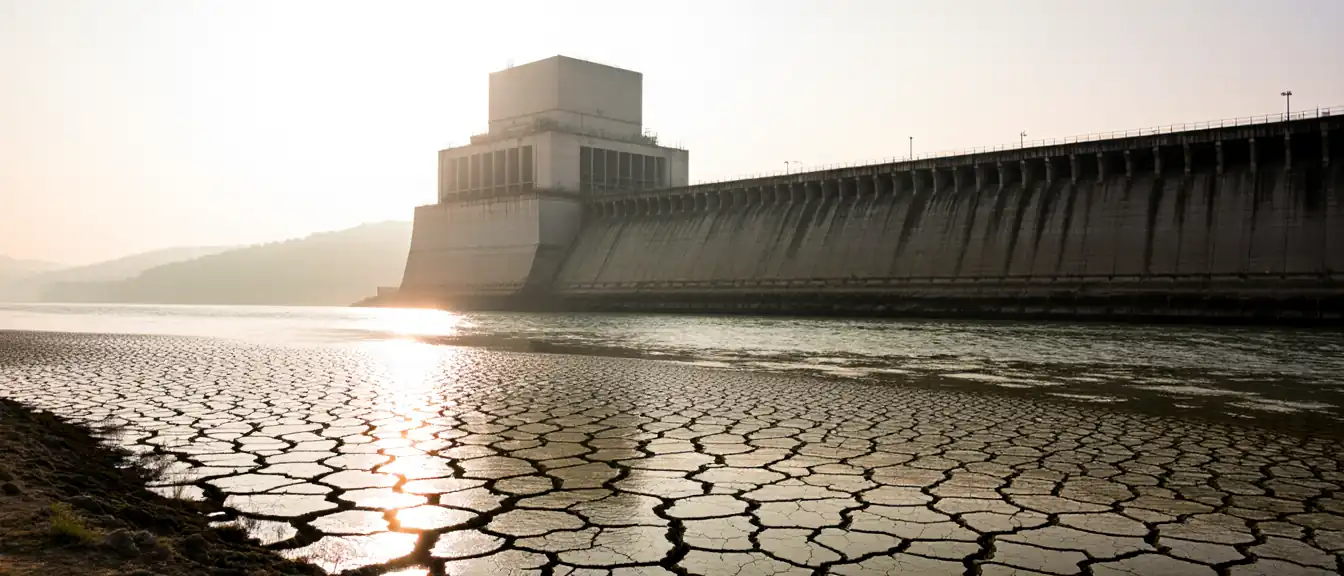 Рекордно низкая вода в Дунае грозит остановкой главной энергостанции Венгрии